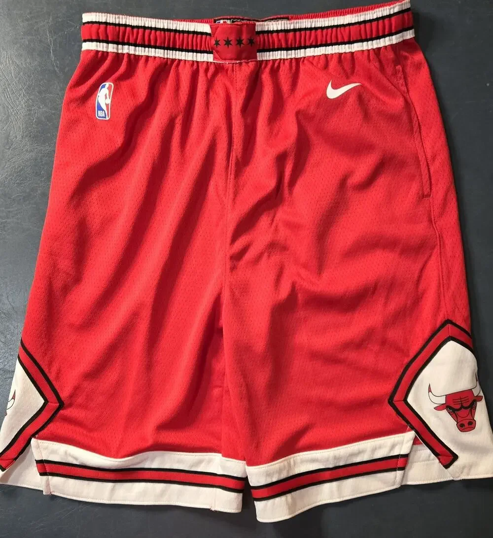 Nike Dri-Fit NBA Authentic Shorts Chicago Bulls Youth Kids Size XL